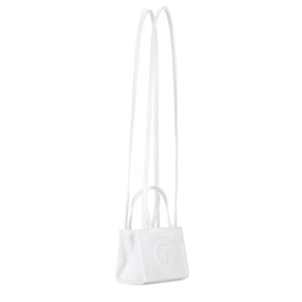 Authentic TELFAR Shopping Bag - Small White - mini crossbody